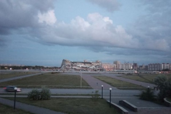 Строители рушат несущие конструкции «Арены-Омск»