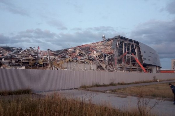 Как «Арена-Омск» выглядела изнутри за 15 минут до обрушения