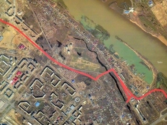 На Левобережье Омска начали расчищать место под дорогу &ndash; дублер