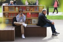 Александр Бурков и&nbsp;Оксана Фадина торжественно открыли бульвар Мартынова