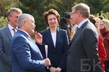 Александр Бурков и&nbsp;Оксана Фадина торжественно открыли бульвар Мартынова