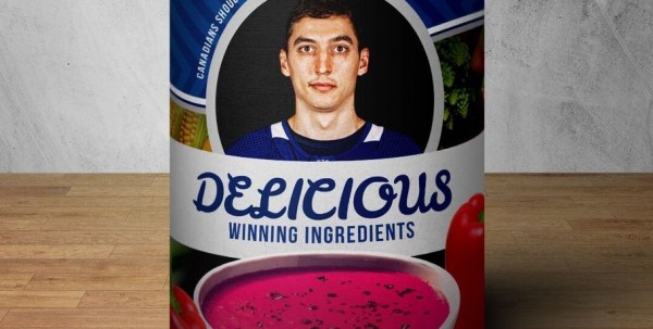 "Торонто" подарил Михееву банку именного борща на день рождения