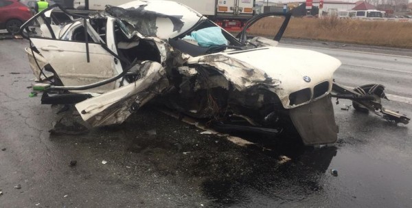 На трассе Омск - Тюмень в аварии погиб водитель BMW