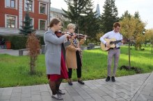 Александр Бурков и&nbsp;Оксана Фадина торжественно открыли бульвар Мартынова