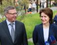 Александр Бурков и&nbsp;Оксана Фадина торжественно открыли бульвар Мартынова