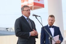 Александр Бурков и&nbsp;Оксана Фадина торжественно открыли бульвар Мартынова