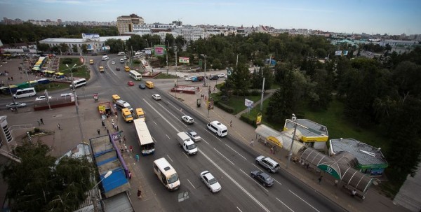 В Омске изменится сквер напротив Главпочтамта