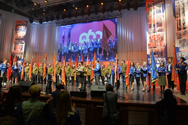 Омские ВИПы поздравили студотряды с 55-летием