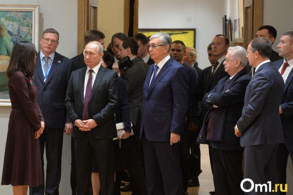 Путин и Токаев в Омске: как это было