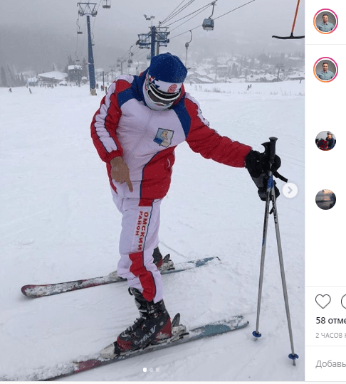 Глава Омского района, где провалили отопительный сезон, уехал кататься на лыжах 