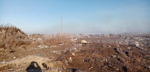 Мецлер не контролирует! В Калачинске опять горит свалка и снова нет воды