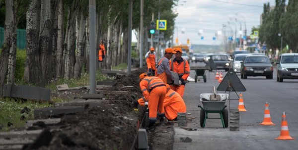 К ремонту омских дорог приступят в апреле