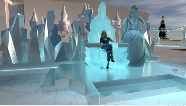 Престол Снежной королевы: как оформят городскую елку на Театральной площади (эскизы) 