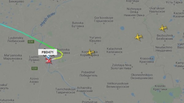 Развернутые из-за тумана самолеты возвращаются в Омск 