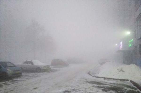 Туман не развеется в Омске до конца рабочей недели Туман не развеется в Омске до конца рабочей недели