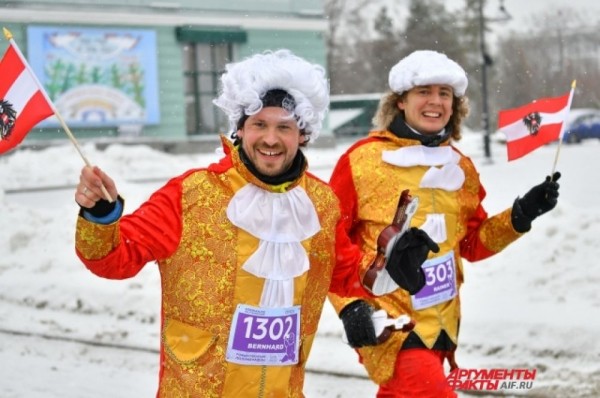 Рождественский полумарафон прошёл в Омске в 29-й раз