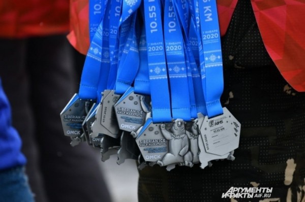 Рождественский полумарафон прошёл в Омске в 29-й раз