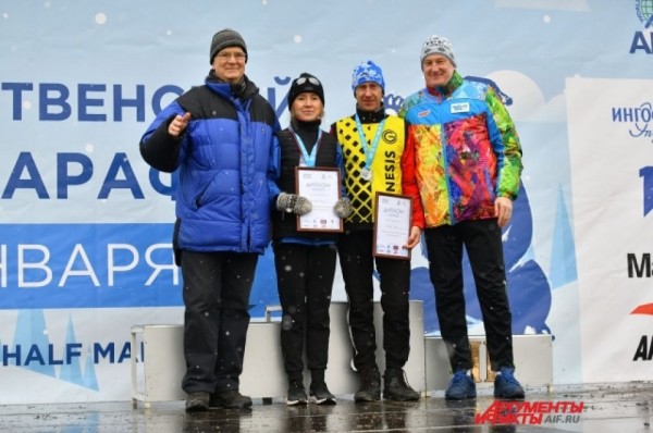 Рождественский полумарафон прошёл в Омске в 29-й раз