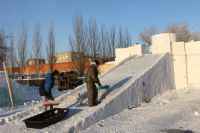 В Омске предлагают услугу по выносу ёлки