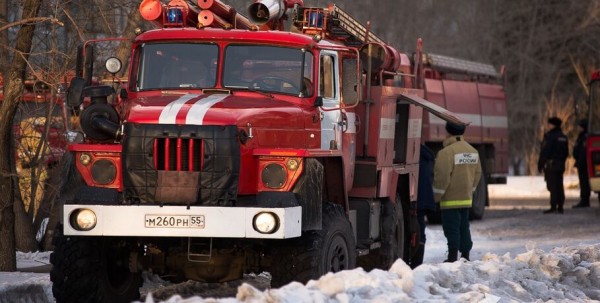 Два двухлетних близнеца погибли на пожаре в Омске