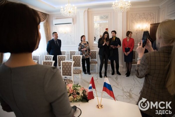 В Омске в День всех влюблённых открылся новый ЗАГС