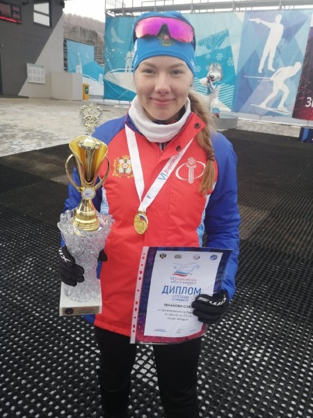 Омская биатлонистка взяла два золота на зимней универсиаде