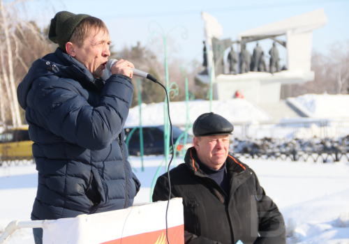 Левые силы провели в Омске митинг против Конституции и поправок в неё