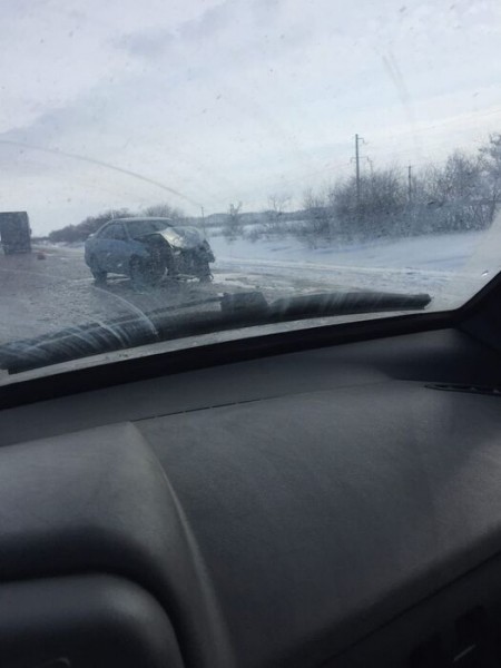 В аварии под Омском машину разорвало пополам