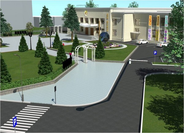 В Омске преобразят участок у Дома Дружбы и построят скейт-площадку