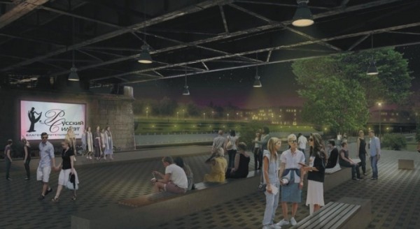 Под Комсомольским мостом в Омске предложили сделать уличный кинотеатр Под Комсомольским мостом в Омске предложили сделать уличный кинотеатр