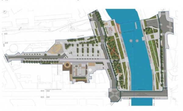 Под Комсомольским мостом в Омске предложили сделать уличный кинотеатр Под Комсомольским мостом в Омске предложили сделать уличный кинотеатр