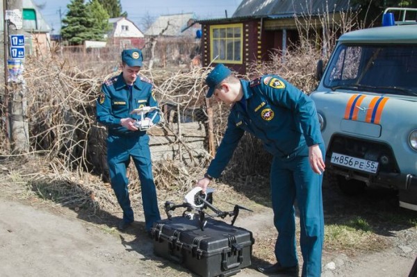 Омичей, разжигавших огонь на дачах, вычислили квадрокоптеры