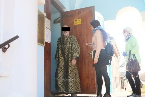 В омской церкви напали на корреспондентов БК55