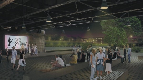 Под Комсомольским мостом в Омске предложили сделать уличный кинотеатр Под Комсомольским мостом в Омске предложили сделать уличный кинотеатр