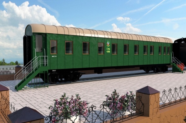 Железнодорожники Омска приступили к ремонту пассажирского вагона-памятника