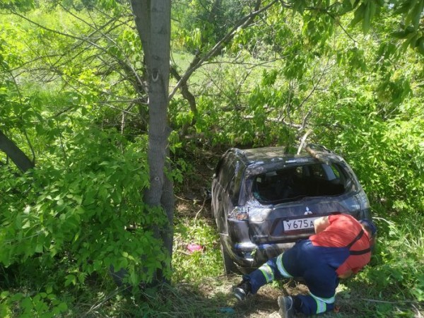 В Омской области погиб водитель ВАЗа, улетев в кювет на пустынной дороге