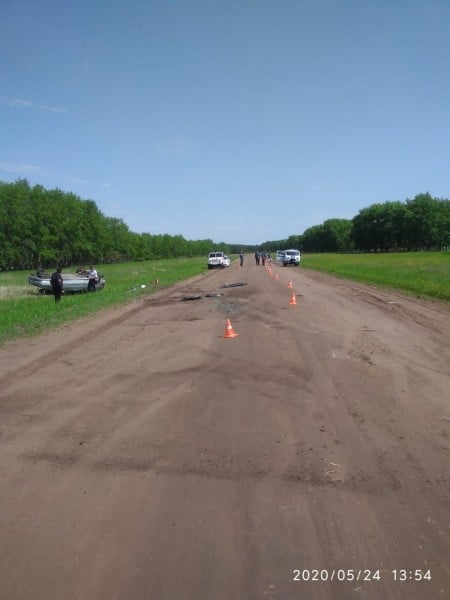 В Омской области погиб водитель ВАЗа, улетев в кювет на пустынной дороге