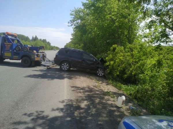В Омской области погиб водитель ВАЗа, улетев в кювет на пустынной дороге