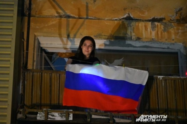 Всероссийская акция «Фонарики Победы» прошла и в Омске