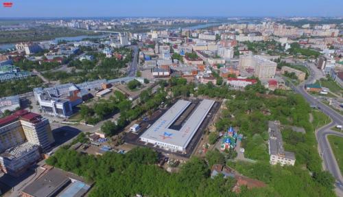 Возводимый в Омске госпиталь Минобороны сфотографировали с высоты