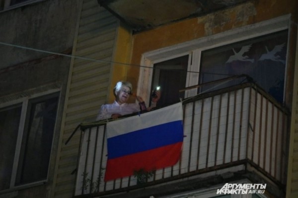 Всероссийская акция «Фонарики Победы» прошла и в Омске