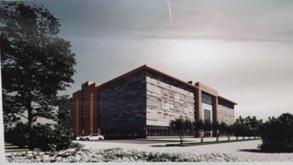 Эскиз строящегося в омском парке торгового центра неожиданно изменился