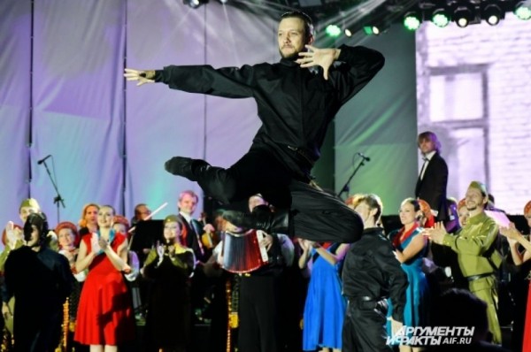 Торжество в честь присвоения Омску звания Города трудовой доблести