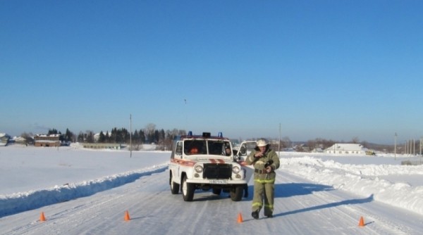 В Омской области из-за непогоды закрыли трассу