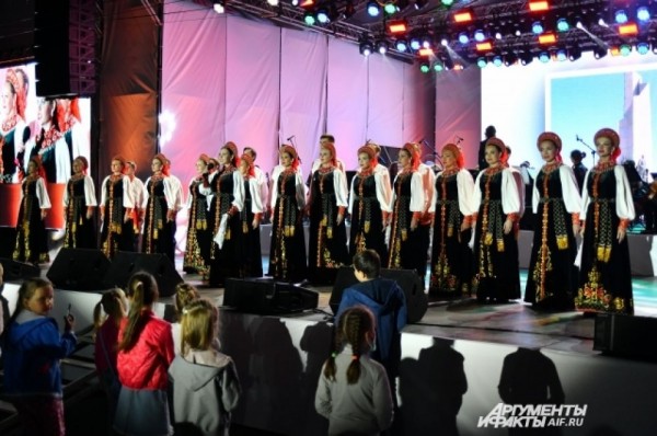 Торжество в честь присвоения Омску звания Города трудовой доблести