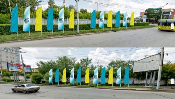 В Омске ко Дню города преобразили логотип «Ок» 