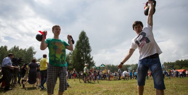 В левобережном парке Омска проложили тропу здоровья