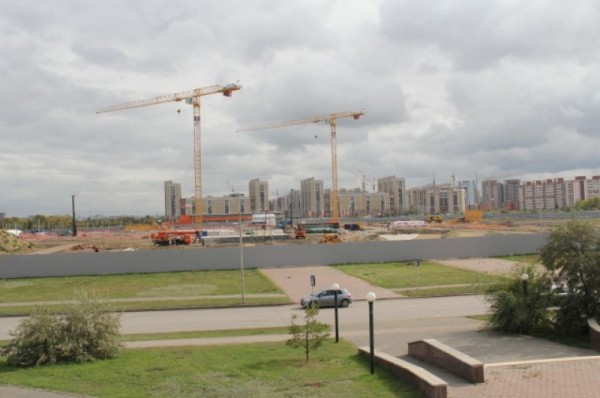 В Омске заложили капсулу времени на месте будущей «Арены»