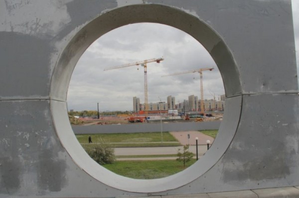 В Омске заложили капсулу времени на месте будущей «Арены»