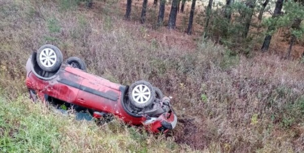 Из-за ямы на трассе Омск-Муромцево едва не погиб водитель